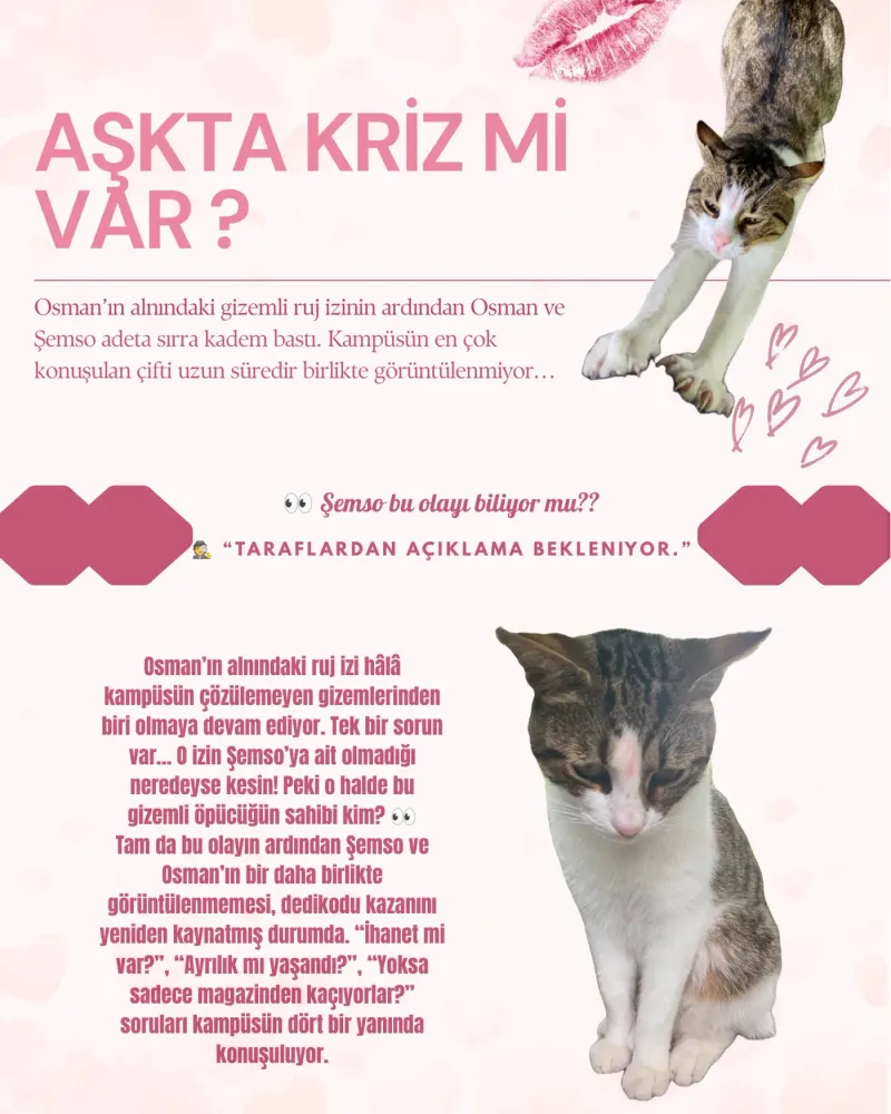 Aşkta kriz mi var? Osman’ın alnındaki ruj izi ve Şemso